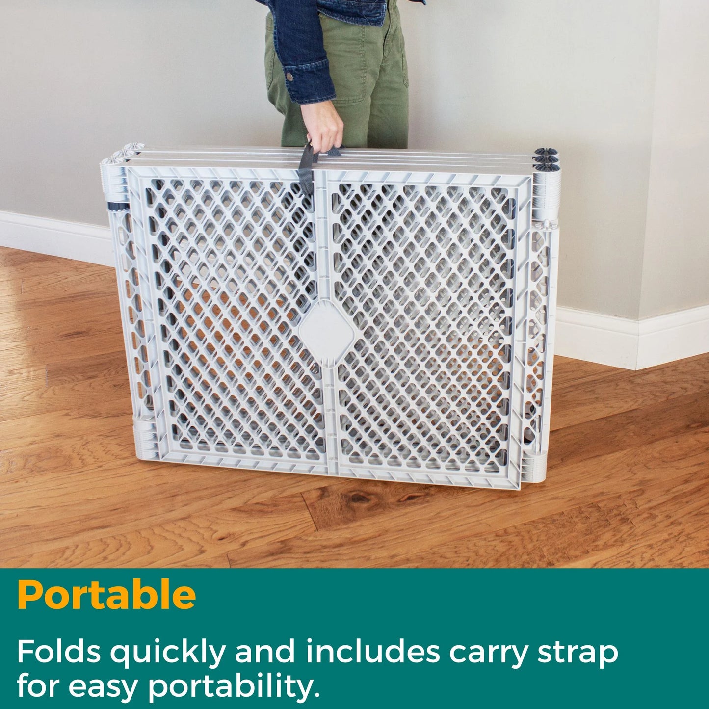 North States Petyard Passage Yard for Pets, Gray Plastic