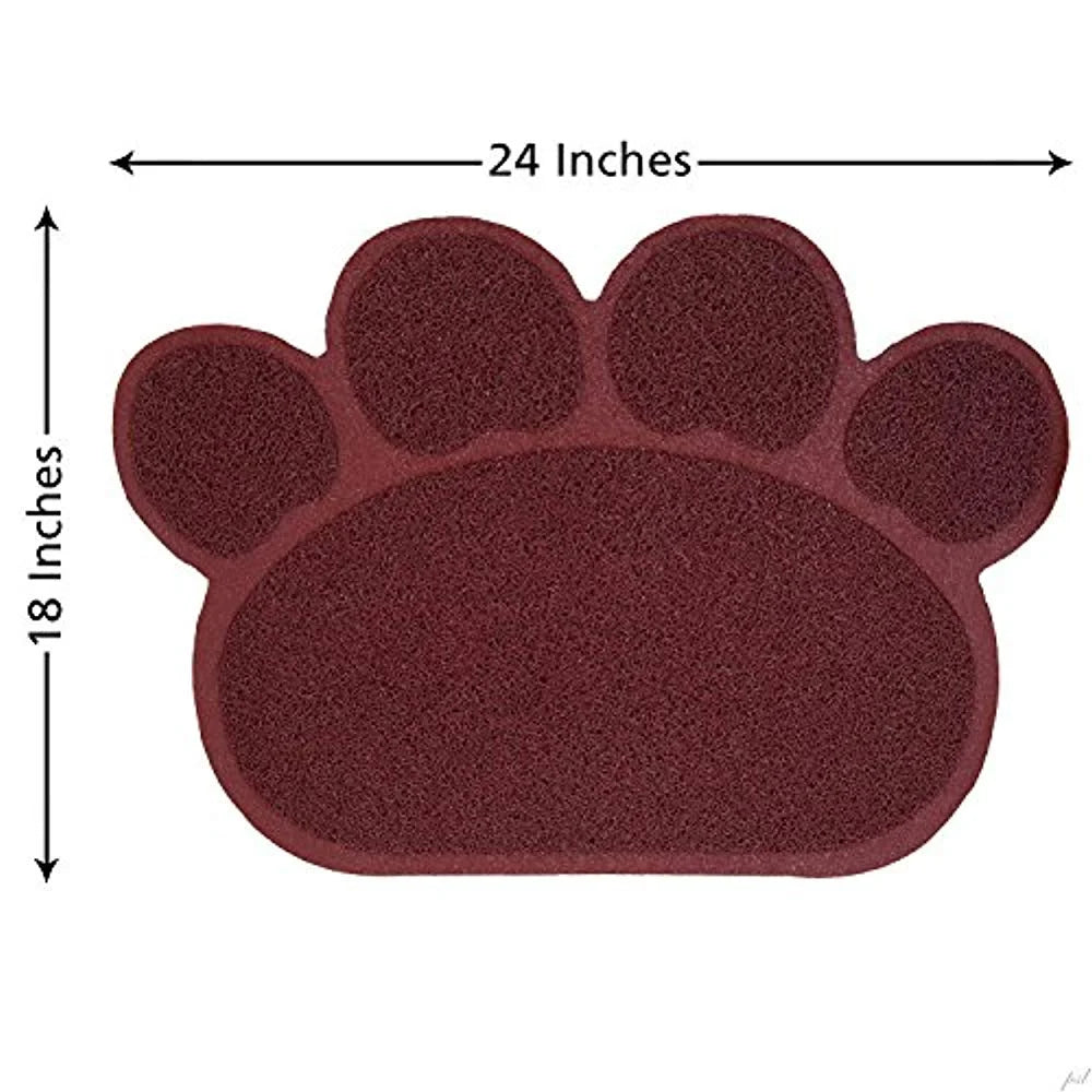 Arf Pets Catcher Cat Litter Mat, Burgundy