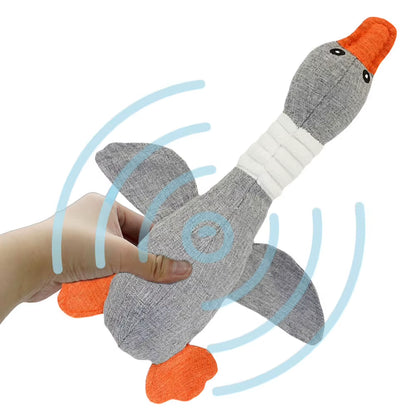 Dogs Bite Geese with Their Mouths, Making Sounds, Playing Fish, Biting Pets, Cleaning Teeth, Interactive Training for Pets Whole