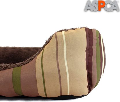 Microtech Dog Bed, for Small to Medium Pets, Brown