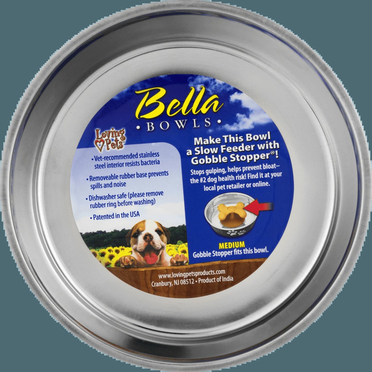 Loving Pets Classic Dog Bowl Paparazzi Pink, MD