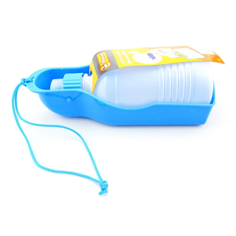 Water Bottle with Bowl for Pets, Outdoor Drinking Dispenser, Portable, Travel, Small and Medium Dogs, 250Ml, 500Ml