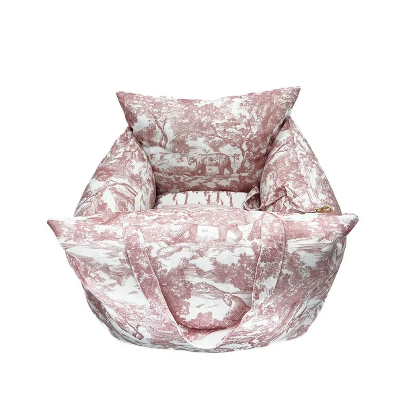 Dog Car Seat Bed for Small Pets Teddy Schnauzer Chihuahua Travel Car Mat Animal Carriers Dogs Cats Sofa Travel Mattress for Pets