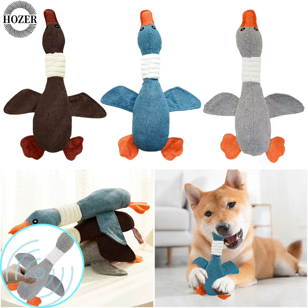 Dogs Bite Geese with Their Mouths, Making Sounds, Playing Fish, Biting Pets, Cleaning Teeth, Interactive Training for Pets Whole