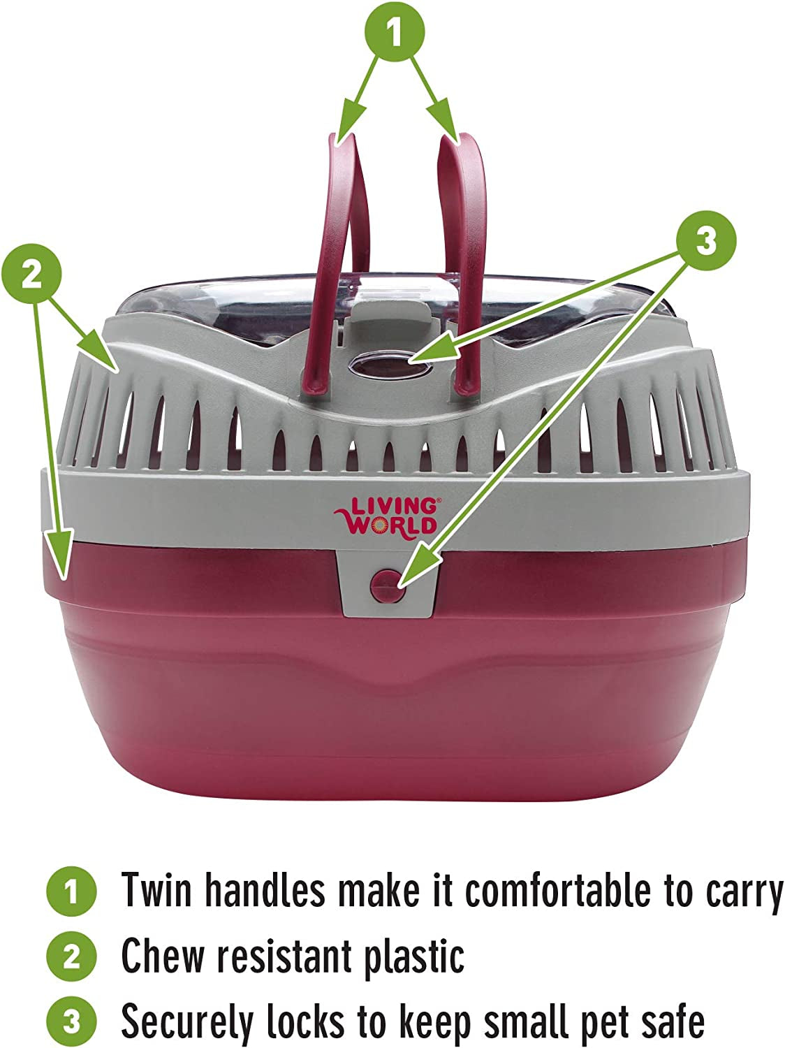 – Pet Carrier for Small Pets, Large