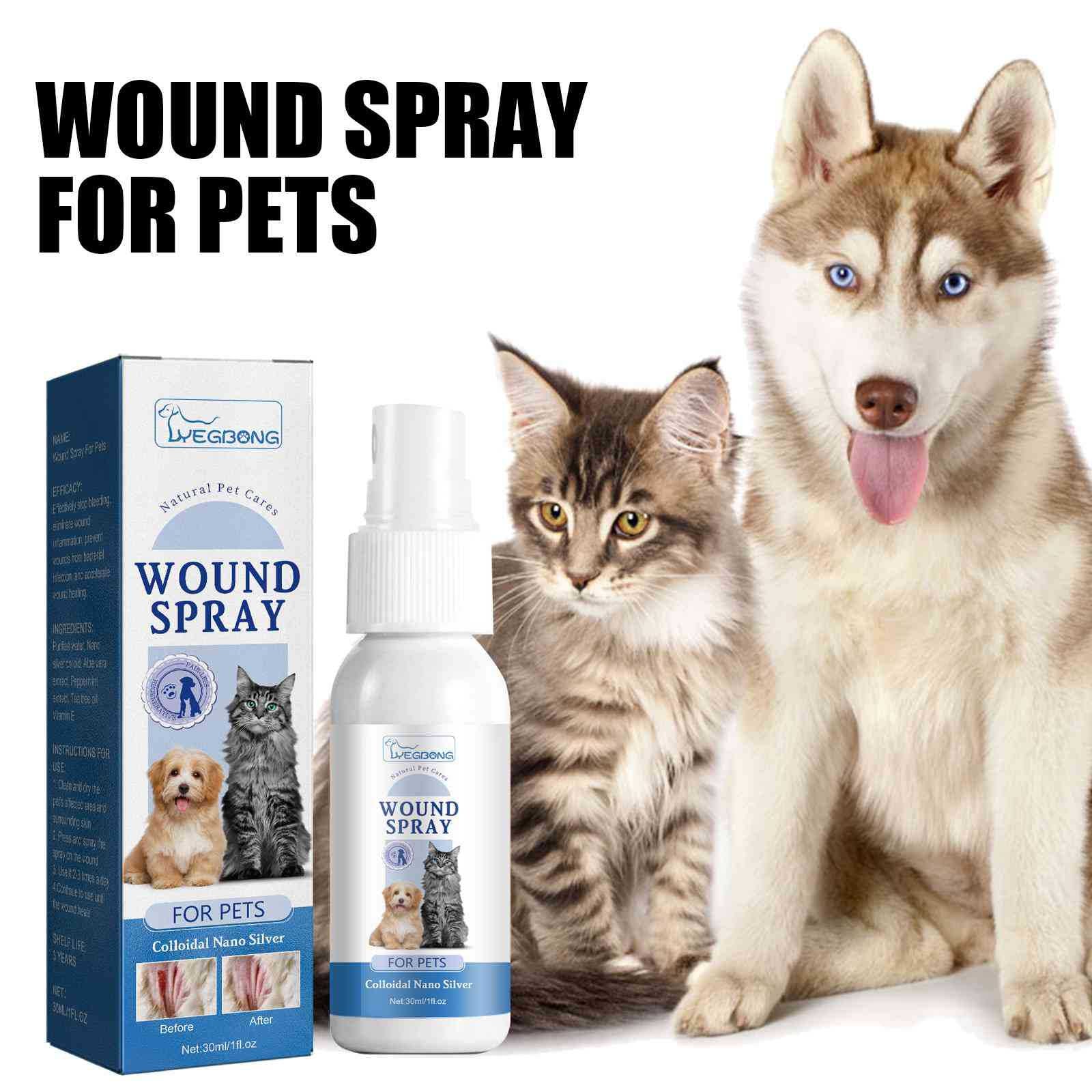 Animal Injury Healing Mist Soothes Pets Skin Issues