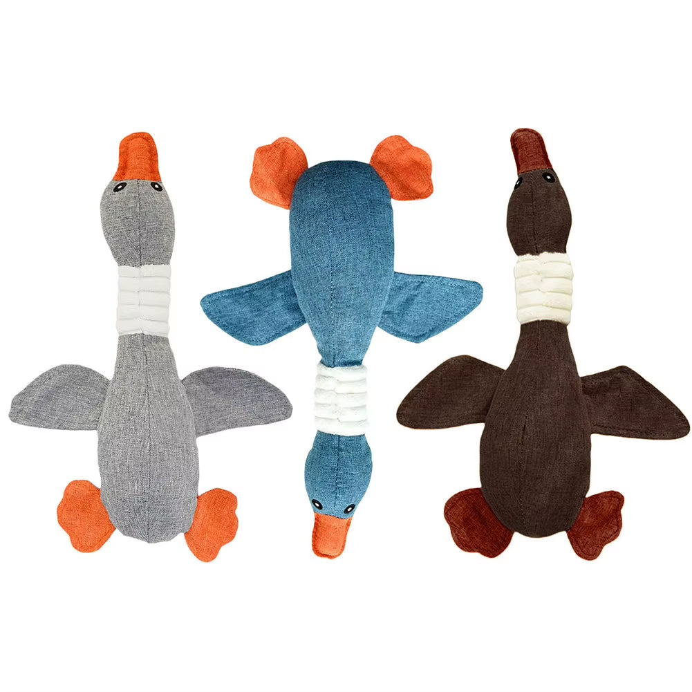 Dogs Bite Geese with Their Mouths, Making Sounds, Playing Fish, Biting Pets, Cleaning Teeth, Interactive Training for Pets Whole