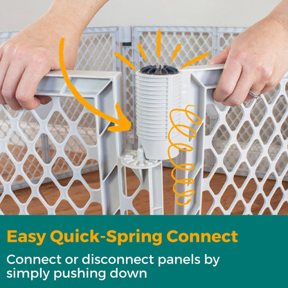 North States  Petyard Passage Yard for Pets, Gray Plastic