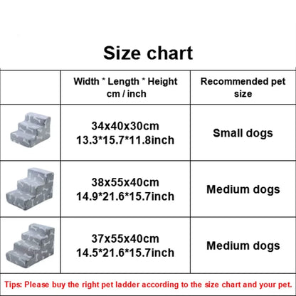 Ladder Dogs Pets Bone Shape Puppys Stairs beside the Sofa Bed Ramp for Dogs Protecting Pets Joint Safety Stairs for Elderly Dogs