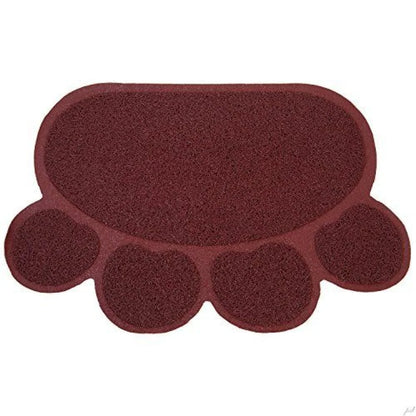 Arf Pets Catcher Cat Litter Mat, Burgundy