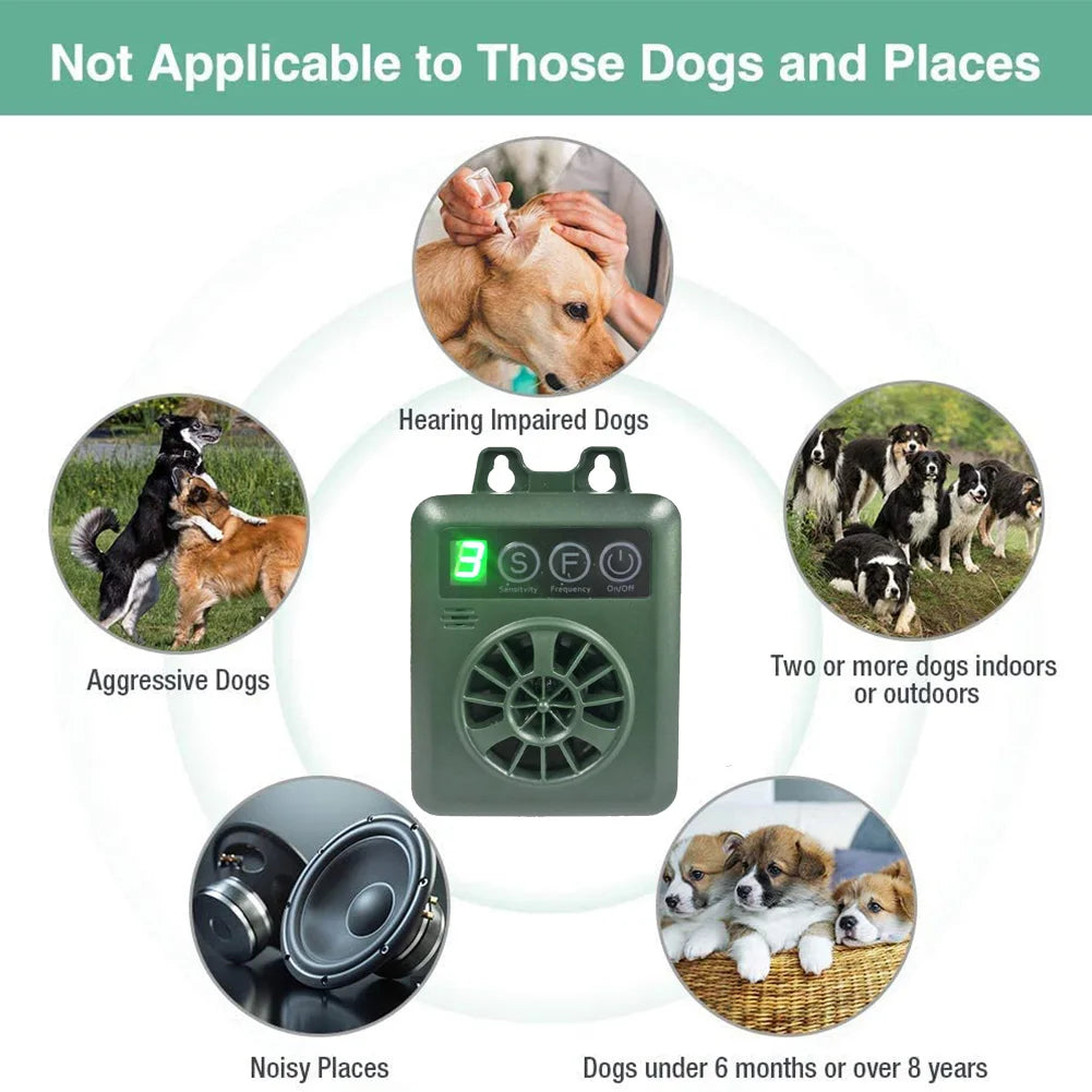 Pets Ultrasonic Repeller Dog Aggressive Stopper Deterrent Outdoor Trainer Pets Aggressive Chaser Stopper Deterrent Tool